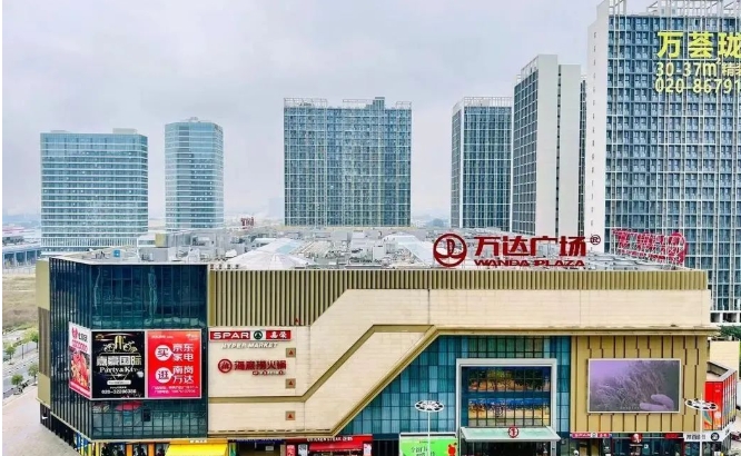 廣州南崗萬達廣場上線鐵軍智能閘機!